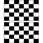 Set 2x autocollant sticker macbook laptop voiture moto damier drapeau flag race