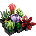 Set de 9 succulentes artificielles en briques de construction ¿ dcoration intrieure maison et bureau, ...
