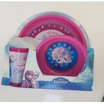 Set de dejeuner reine des neiges / assiette plate + assiette creuse + verre / neuf