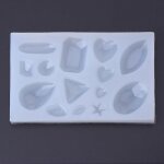 Silicone mold for diy jewelry making mirror pendant resin crafts cake decoration