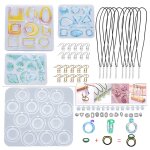 Silicone ring mold for creative jewelry epoxy resin casting moulds for necklace