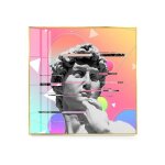 Statue de david, portrait artistique intressant, maison, salon, chambre d'enfants, dcoration, affiche, ...