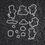 Steel cutting embossing dies stencil for diy scrapbooking album paper card craft