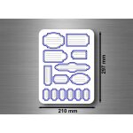 Sticker autocollant etiquette rangement bocaux confiture conserves feuille a4 r2