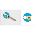 Sticker cl barn adhsif autocollant - taille : rond