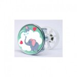 Stickers el�phants autocollant bonde lavabo evier bouchon - taille : 4 cm