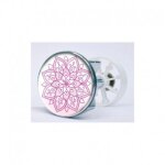 Stickers fleur 7 autocollant bonde lavabo evier bouchon - taille : 6, 2 cm