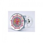 Stickers mandala indien autocollant bonde lavabo evier bouchon - taille : 6, 2 cm