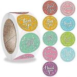 Merci stickers rouleau 1 couronne de fleurs 9 beaux styles 500 unités en un rouleau pour cadeau dcor ... Merci stickers rouleau 1 couronne de fleurs 9 beaux styles 500 unités en un rouleau pour cadeau dcor ...