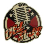 Sticker vieux micro shure 13x13 cm autocollant old stuff Sticker vieux micro shure 13x13 cm autocollant old stuff