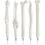 Stylo a bille a encre noire en forme d'os pour infirmire, mdecin, amis, artistes, ecole, bureau, cadeau ...