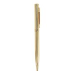 Stylo a bille en métal stylo a bille rotatif en acier inoxydable (doré) Stylo a bille en métal stylo a bille rotatif en acier inoxydable (doré)