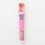 Stylo a bille multicolore, petite poudre de dinosaure
