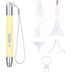 Stylo a bille de peinture de diamants (jaune) avec 2 modes de lumire pour la dcoration des ongles, ...