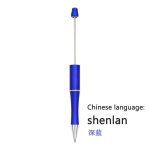 Stylo a bille perlé en plastique de couleur mixte, cadeau de bricolage, papeterie, 50 pièces #n Stylo a bille perlé en plastique de couleur mixte, cadeau de bricolage, papeterie, 50 pièces #n