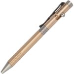 Stylo a bille de poche en laiton avec recharge d'encre noire pour ecriture, papeterie, cadeau, bureau, ...