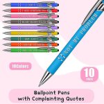 Stylos de bureau stylo drle dinsulte stylo a bille dcoratif stylo de bureau (10 pices)10ml