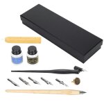 Stylo de calligraphie a manche en bois pour etudiants, ensemble d'outils de calligraphie pour dbutants, ...