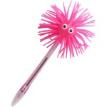 Stylo fantaisie pour enfants, stylo personnage avec dessus lumineux, rose