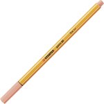Stylo feutre pointe fine - point 88 - 1 stylo - feutre - abricot