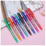 Stylos gel effaables a 8 couleurs - parfaits pour la prise de notes, la journalisation et la planification ...