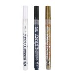 Stylo de peinture acrylique blanc, peinture rupestre, pierre, céramique, verre, bois, opathie, tissu ... Stylo de peinture acrylique blanc, peinture rupestre, pierre, céramique, verre, bois, opathie, tissu ...
