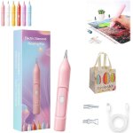 Stylo de peinture diamant electrique avec technologie sous vide, stylos d'art diamant automatiques rechargeabl ...