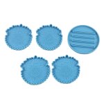 Sunflower maple leaf coaster epoxy resin mold cup mat coaster holder casting silicone mould diy crafts ...