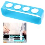 Support de tube a essai en plastique 4 trous support de support de tube a essai de laboratoire etag�re ...