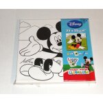 Tableau mickey a peindre canvas art disney by junior club house 25 cm