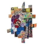 Tableau pop art mario bros