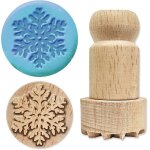 Tampons en bois avec poignée 1, 8 x 1 pouce motif flocon de neige tampon en argile en bois poignée en ... Tampons en bois avec poignée 1, 8 x 1 pouce motif flocon de neige tampon en argile en bois poignée en ...