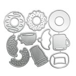 Tasse a caf� d�coupe de m�tal pour la fabrication de cartes scrapbooking paper diy mod�le de bricolage ...