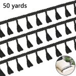 Tassel fringe trim, cotton lace, tassels fringe lace trim ribbon pour femmes robe, tissu, sacs, rideau, ...