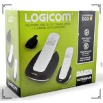 T�l�phone sans fil logicom manta 250 - classique noir