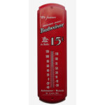 Thermom�tre publicitaire budweiser vintage - reproduction 2001