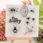 Timbres transparents en caoutchouc et silicone, pour bricolage, dcoration de scrapbooking, artisanat ...