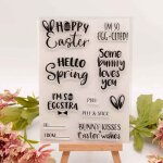 Timbres transparents en caoutchouc et silicone, pour bricolage, dcoration de scrapbooking, artisanat ...
