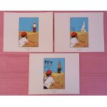 Tintin - le crabe aux pinces dor planche n30 strip 5 6 et 7 - 19, 5x24cm - affiche / poster envoi en ...