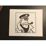 Tintin - personnage / etoile myst�rieuse - 19, 5x24cm - affiche / poster envoi en tube