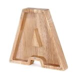Tirelire en bois avec 26 lettres anglaises, pot d'économie d'argent, boîte de rangement pour pièces de ... Tirelire en bois avec 26 lettres anglaises, pot d'économie d'argent, boîte de rangement pour pièces de ...