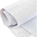 Tissu aida 14 comte tissu au point de croix, blanc, tissu a broder polyvalent 59 x 39