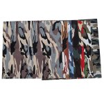 Tissu de coton imprim� camouflage 48x48cm pour bricolage artisanat couture courtepointe - 7pcs