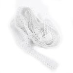 Tissu de dentelle ruban de coton garniture de coton matériel de couture pour vêtement de maison (bord ... Tissu de dentelle ruban de coton garniture de coton matériel de couture pour vêtement de maison (bord ...