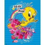 Titi - tweety pie - wild and free - affiche / poster envoi en tube