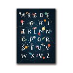 Toile d'art de l'espace, peinture murale, décor artistique créatif pour enfants, alphabet, imprimés d'art, ... Toile d'art de l'espace, peinture murale, décor artistique créatif pour enfants, alphabet, imprimés d'art, ...