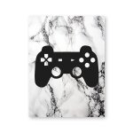 Toile d'art minimaliste en marbre pour jeu vid�o, affiches de peinture, images d'art murales imprim�es, ...