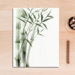 Toile d'art mural en bambou, affiche imprime, peintures a l'huile nordiques sur toile pour salon chambre ...