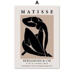 Toile d'art mural minimaliste abstrait, affiches et imprim�s nordiques, images murales pour d�cor de ...