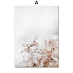 Toile d'art murale avec fleurs de pissenlit, kapok, herbe d'automne, affiches et imprim�s nordiques, ...